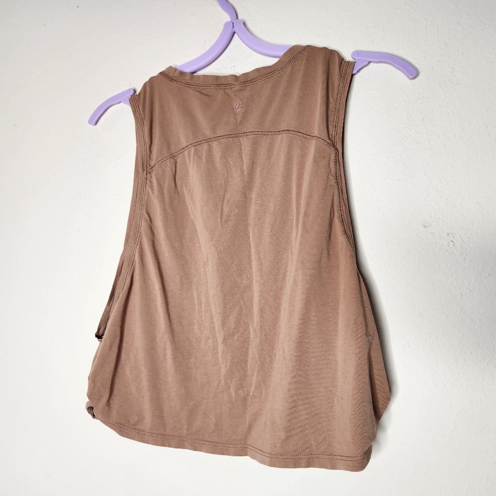 CRZ YOGA Pima Cotton Cropped Workout Tank Tops Women Medium - Picture 9 of 9